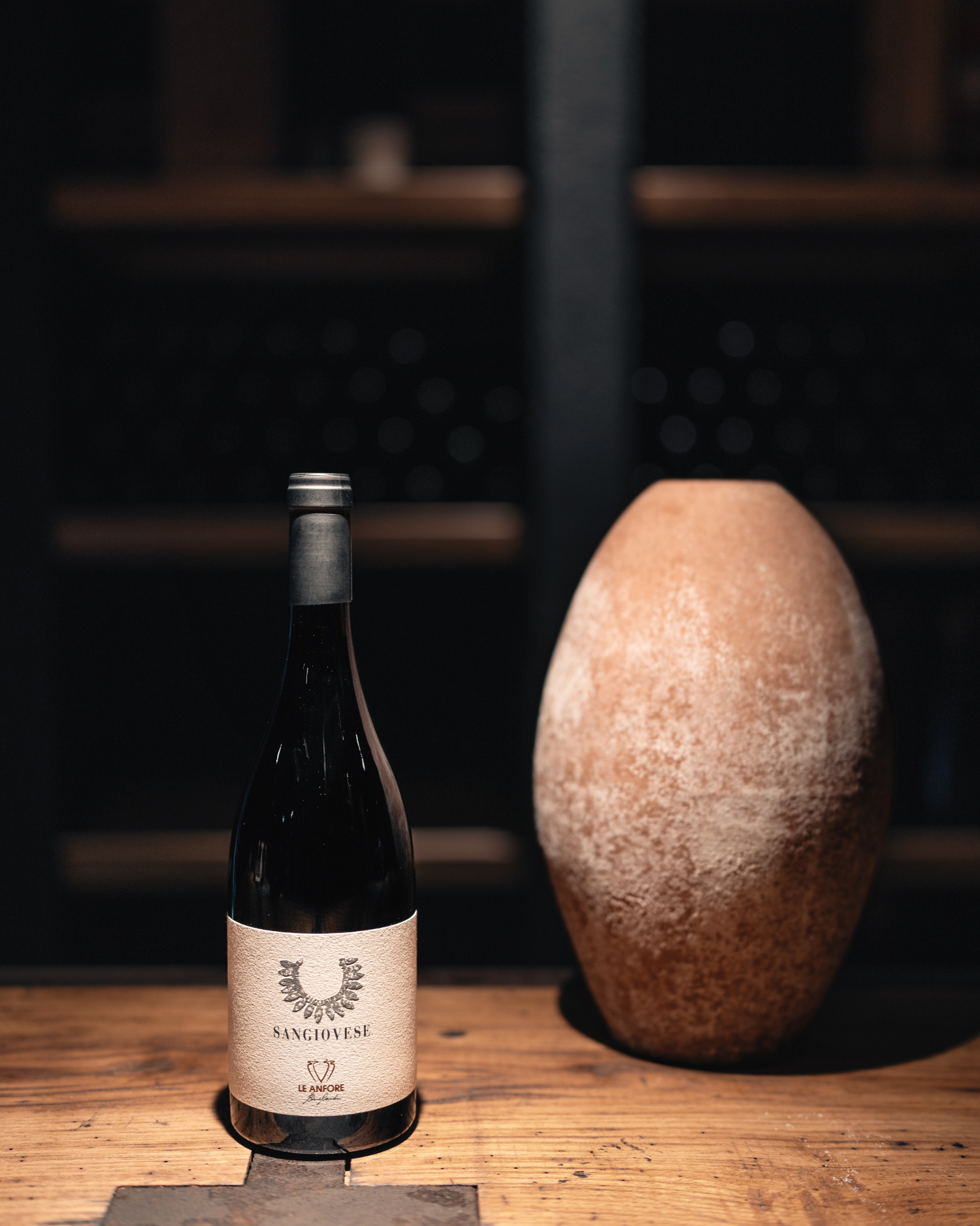 Elena Casadei's amphora Sangiovese from Famiglia Casadei's Castello del Trebbio estate
