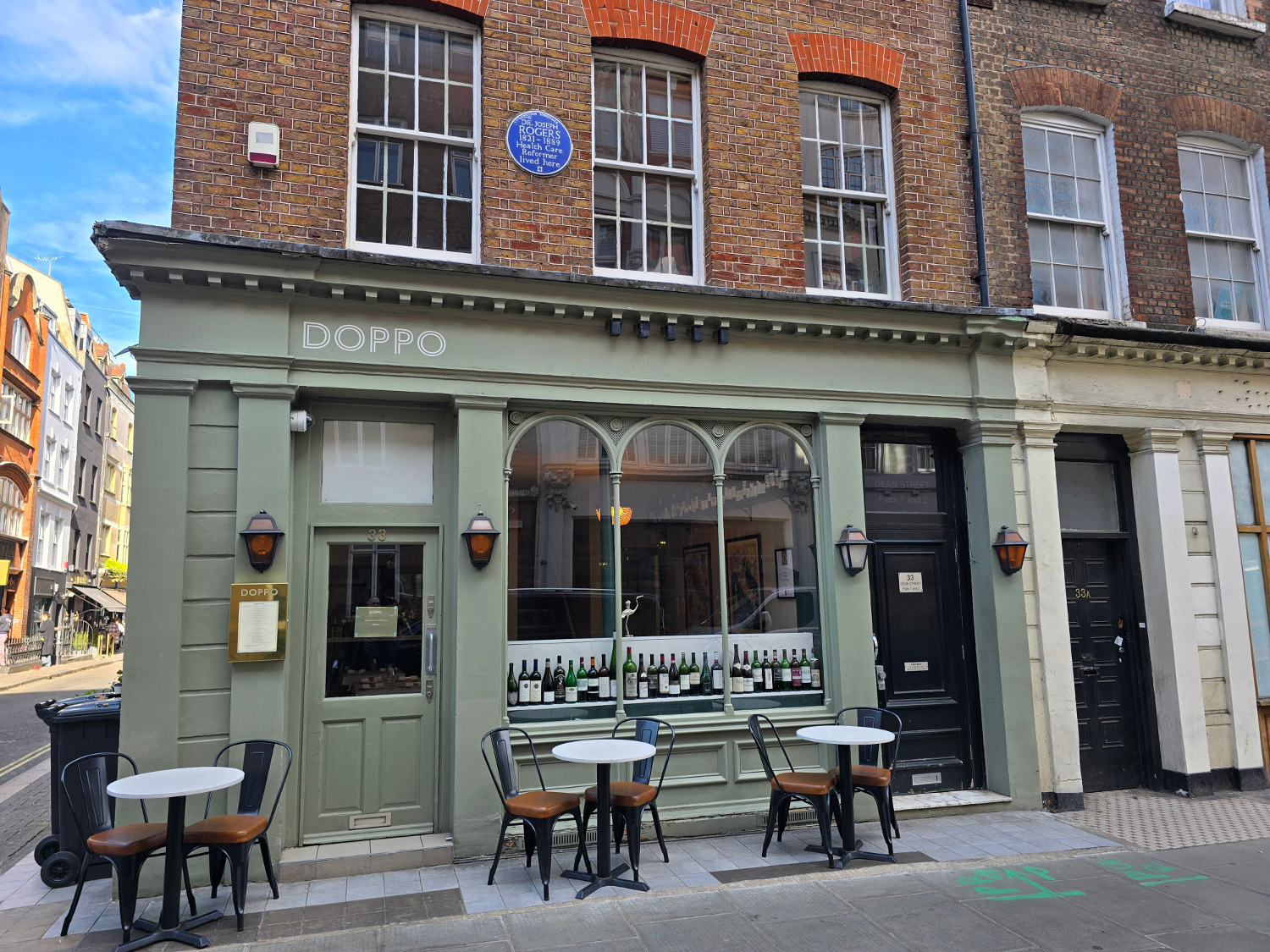 Outside London's DOPPO Soho