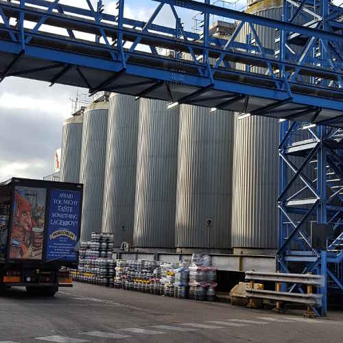 Large Fermentation Vessels Brewery