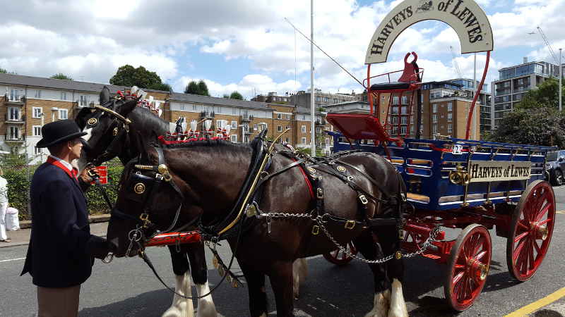 Harvey's Brewery Horse and Cart Harvey's