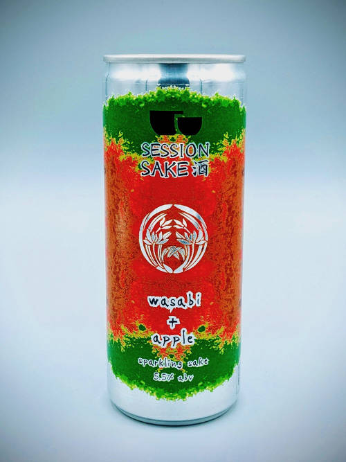 Kanpai Wasabi & Apple Sparkling Sake Kanpai Sake