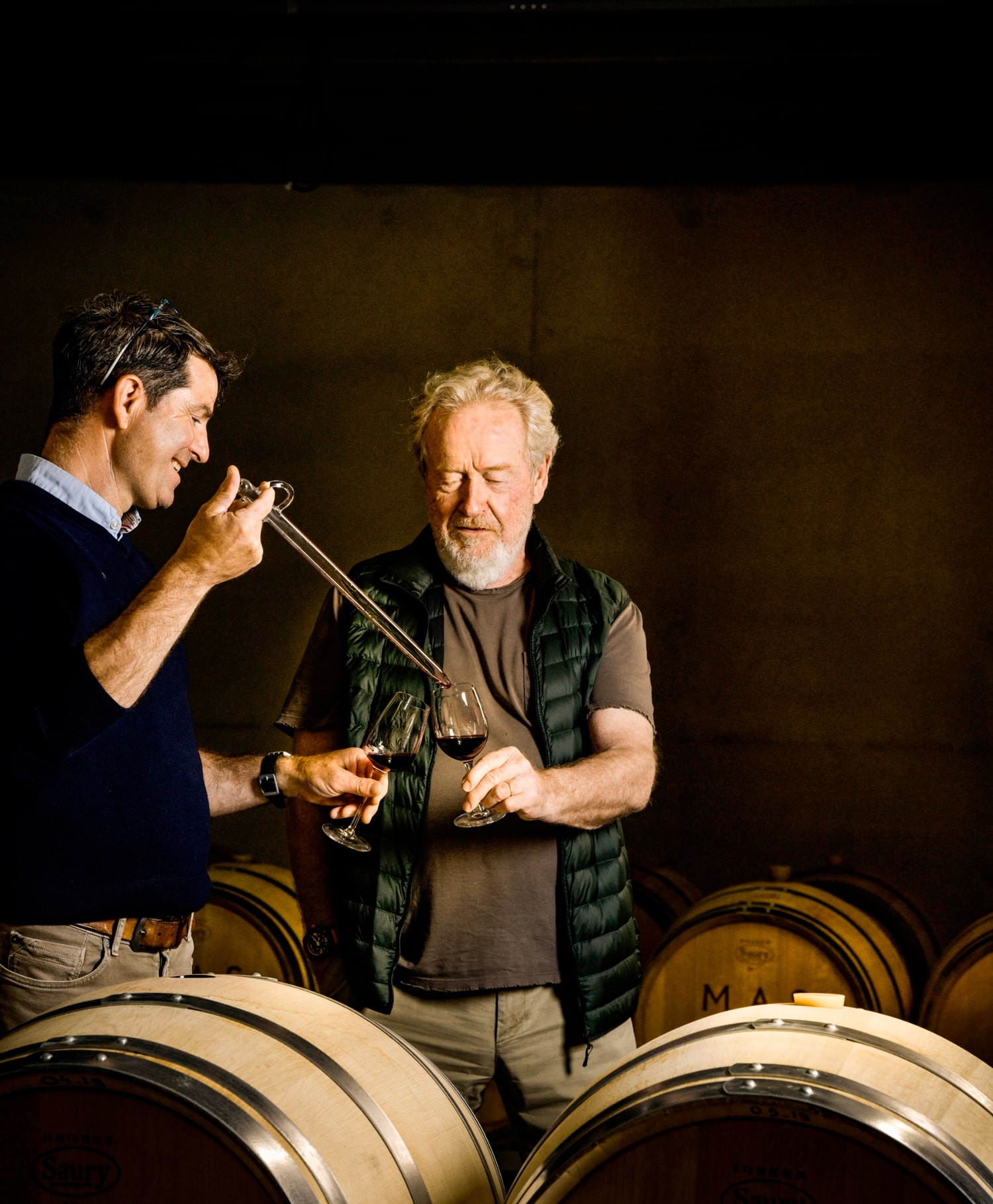 Ridley Scott at Mas des Infermières Ridley Scott