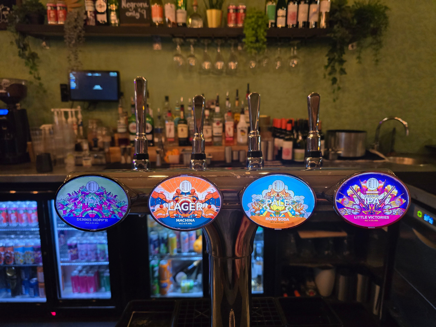 A range of Mondo beers at Battersea Arts Centre Mondo Beers