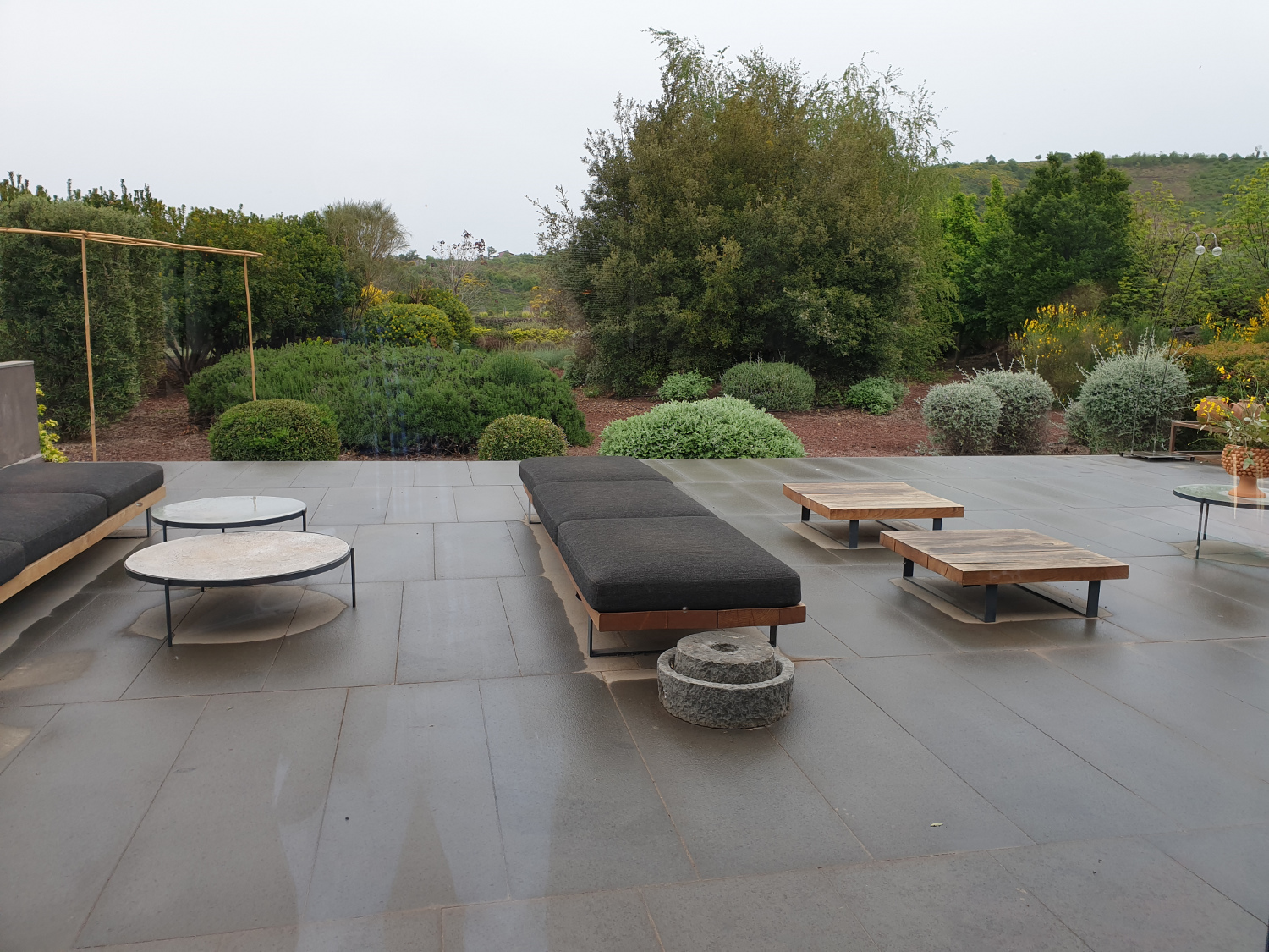 Winery roof at Pietradolce