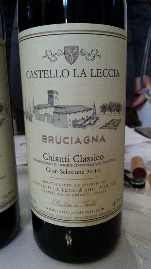 Castello La Leccia Chianti Classico DOCG Gran Selezione Bruciagna 2010 Chianti