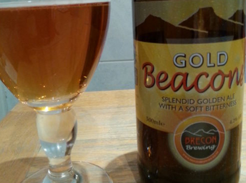 Brecon Brewing Gold Beacons
